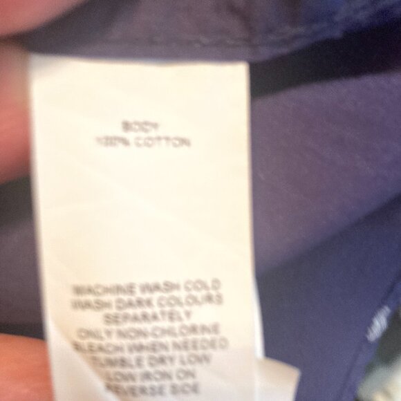 Joe Fresh Slim Fit Blue Cotton Casual Mens Dress Shirt - NWT - Picture 5 of 5